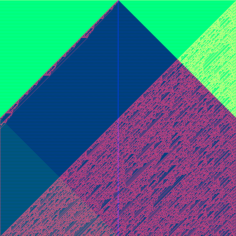 RGB Elementary Cellular Automaton #919 static token preview