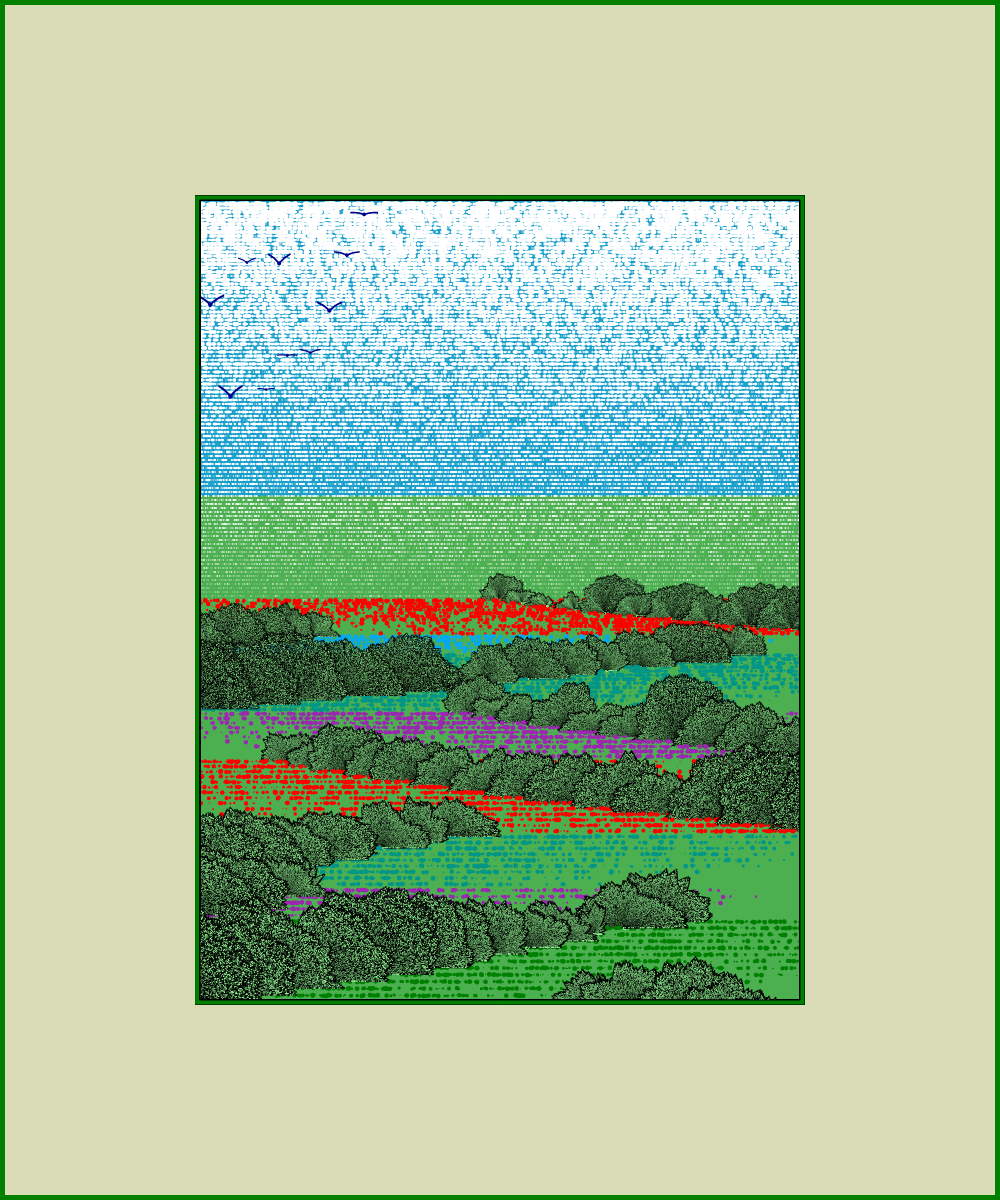 Fields of flowers #30 static token preview