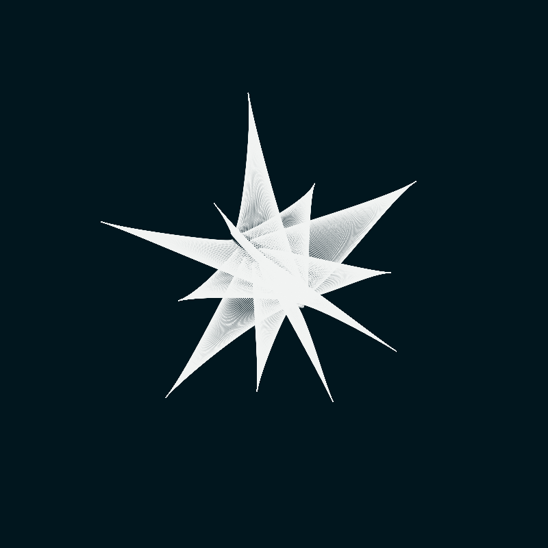 Bezier Stars #44 static token preview