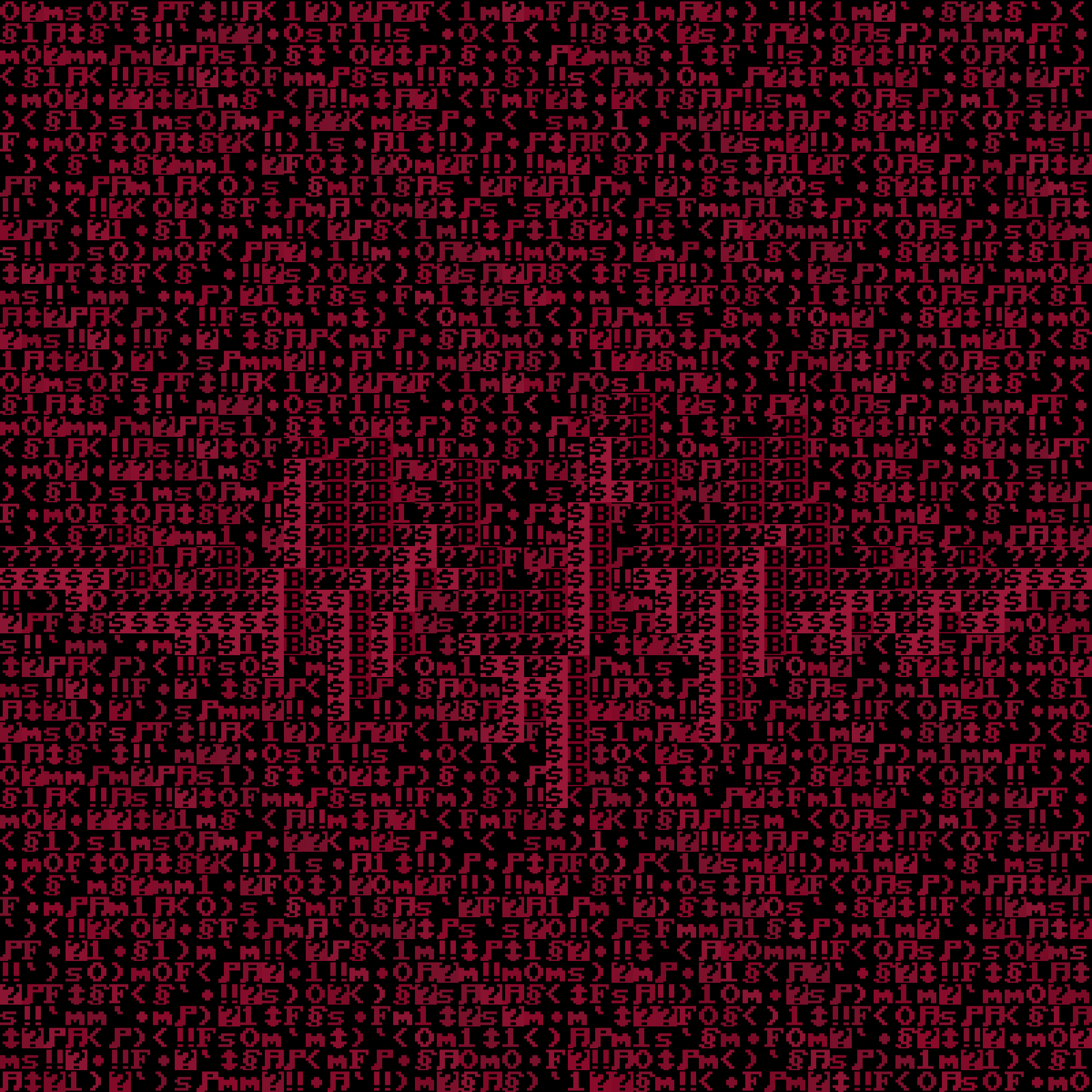 ASCII Squigl #7 static token preview