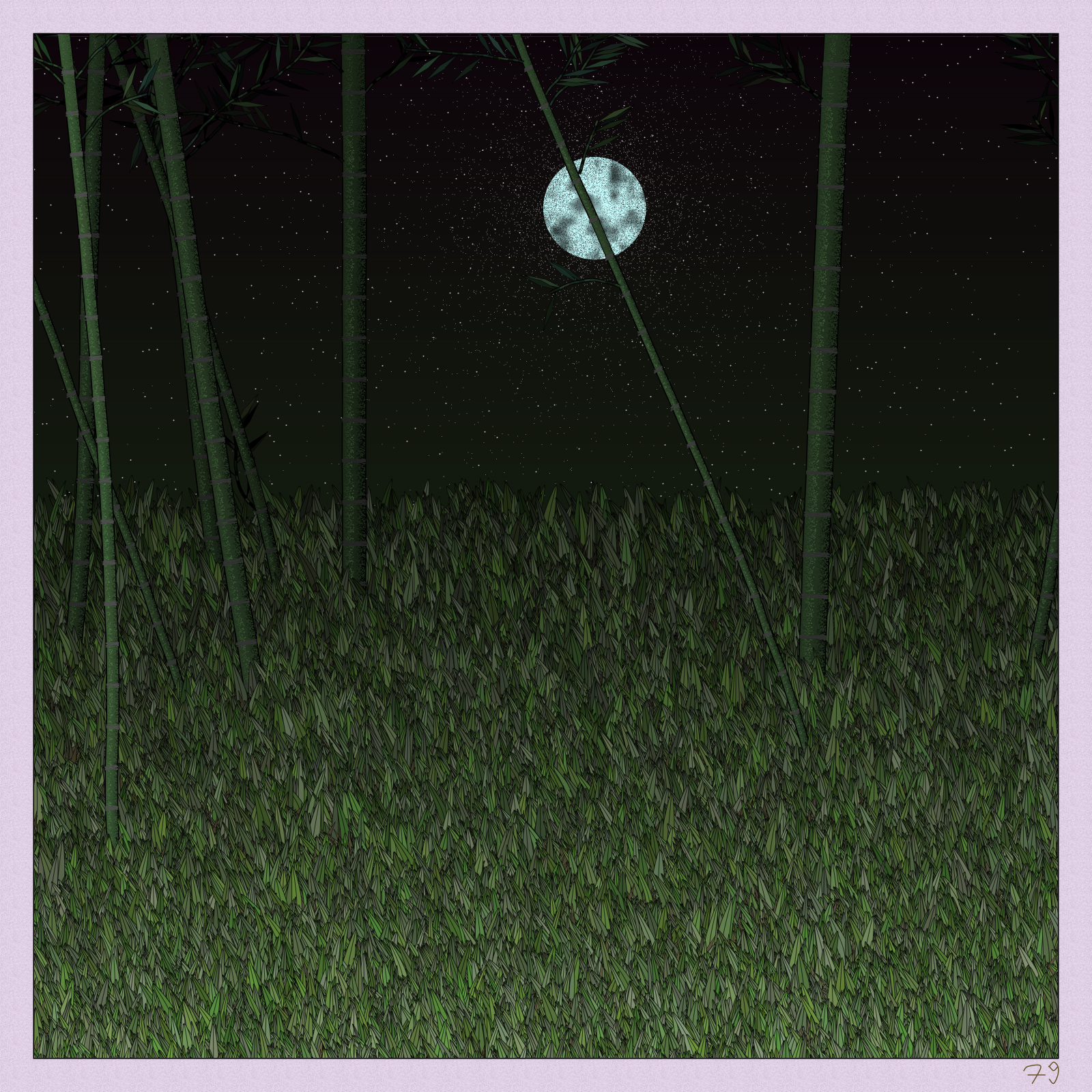 Bamboo #54 static NFT preview