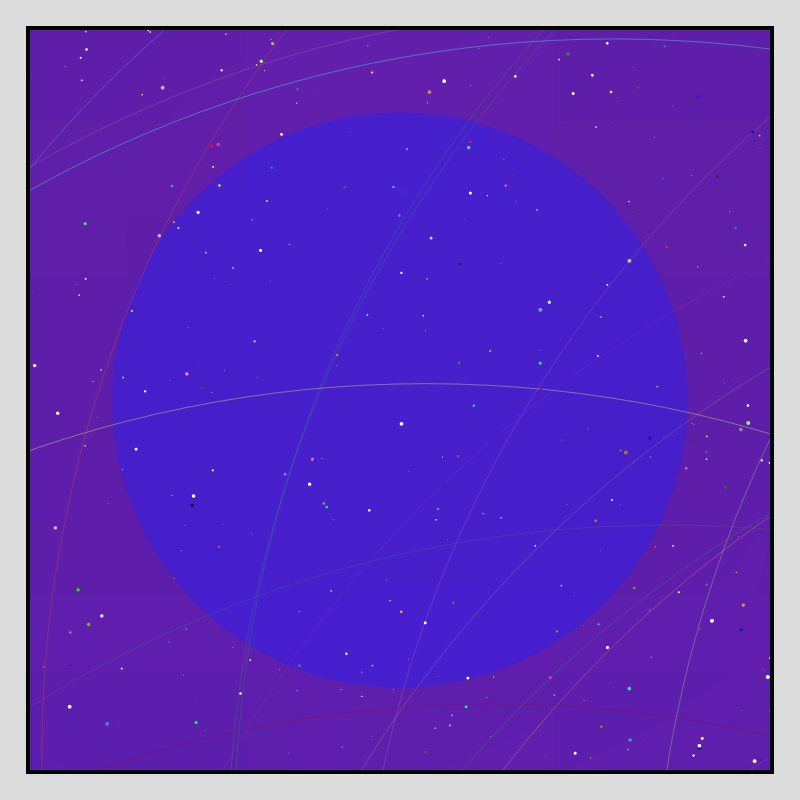 Color Field Starry B #16 static token preview