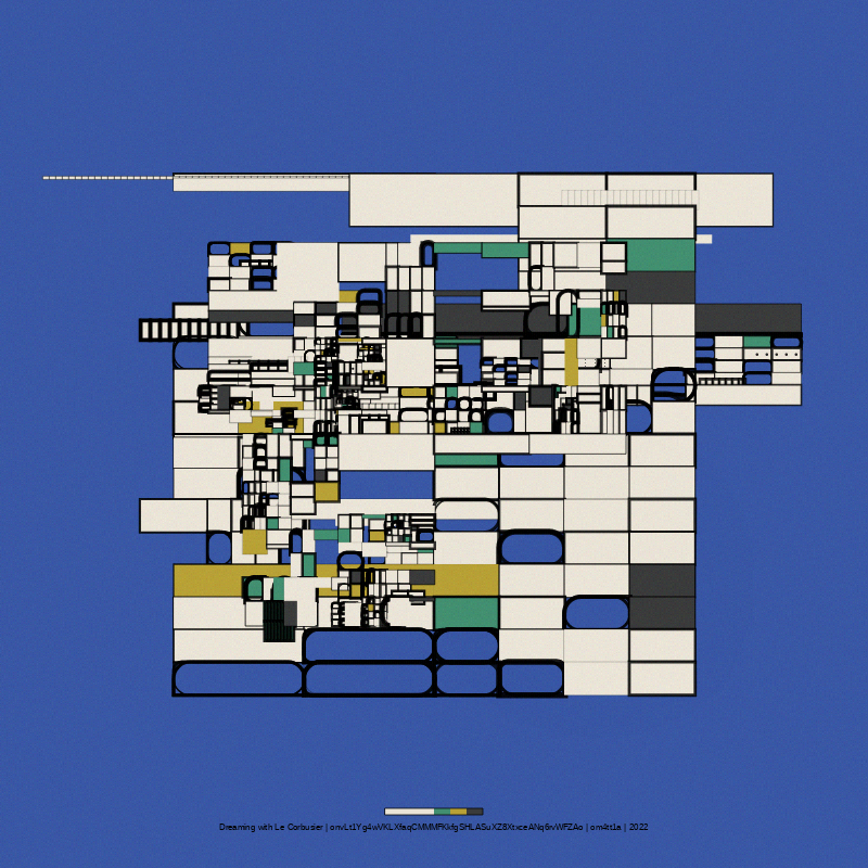 Dreaming with Le Corbusier #36 static NFT preview
