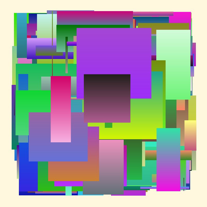 Gradient Rect #55 static NFT preview