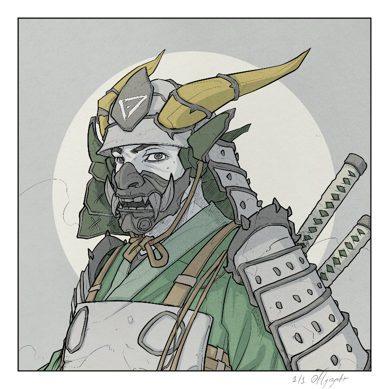 侍 (SAMURAI) #42 static token preview