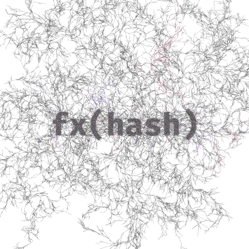 FXHASH Generative Logo #571 static token preview