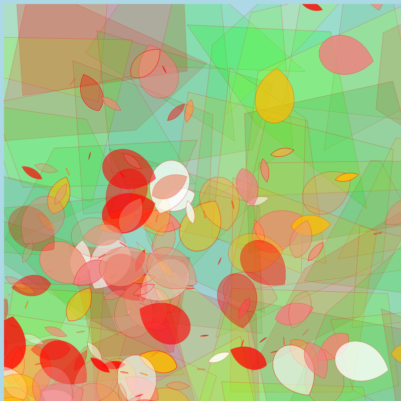Leaves and glasses #35 static NFT preview