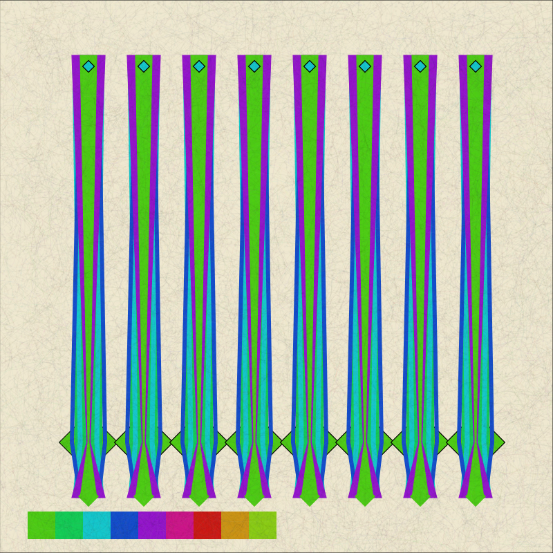 Polychromatic #243 static NFT preview