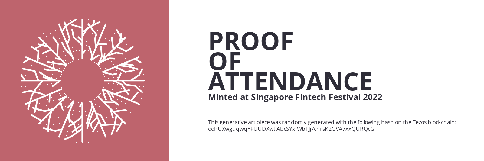 SFF2022 Proof of Attendance Token #729 static token preview