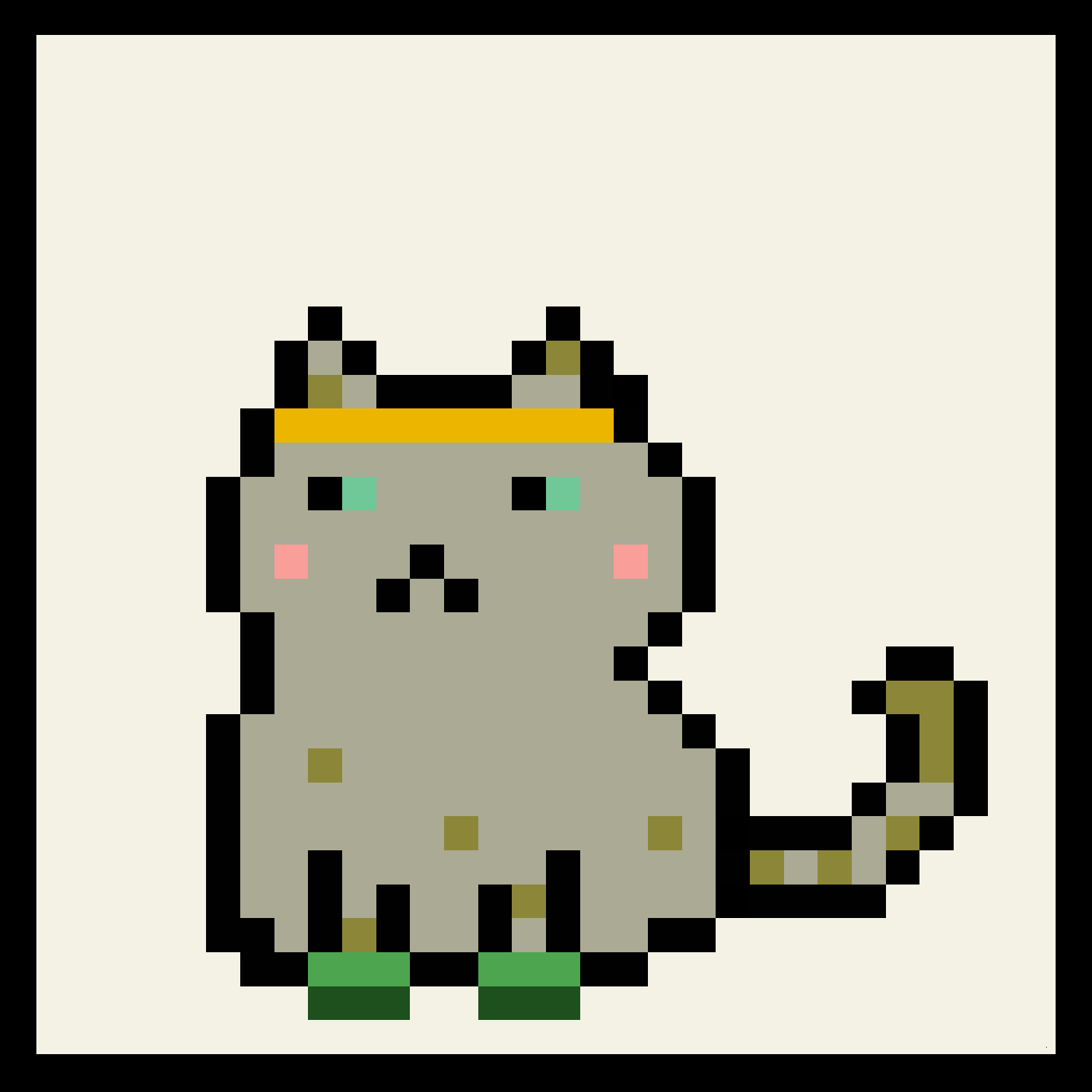 Lazy Kitties #1417 static token preview
