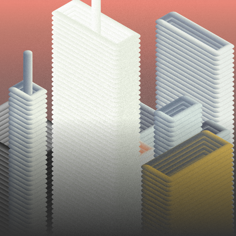 Radiator Towns #69 static NFT preview