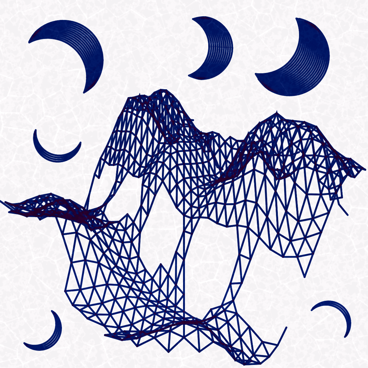 Plottable Wireframe (8 frames) #224 static NFT preview