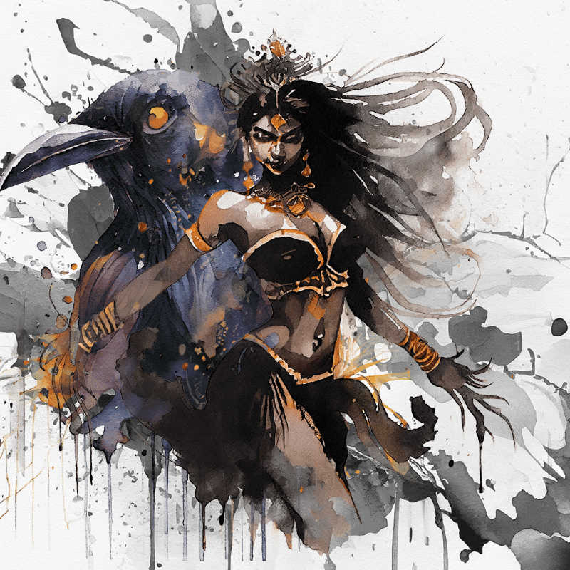 Shakti in Black #3 static token preview