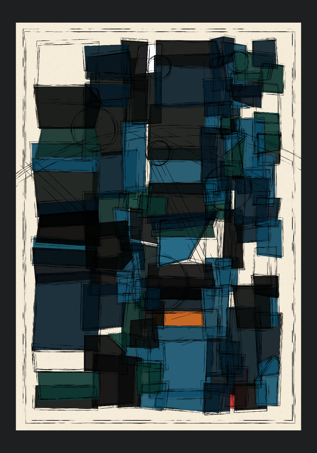 Sketch Block #64 static NFT preview