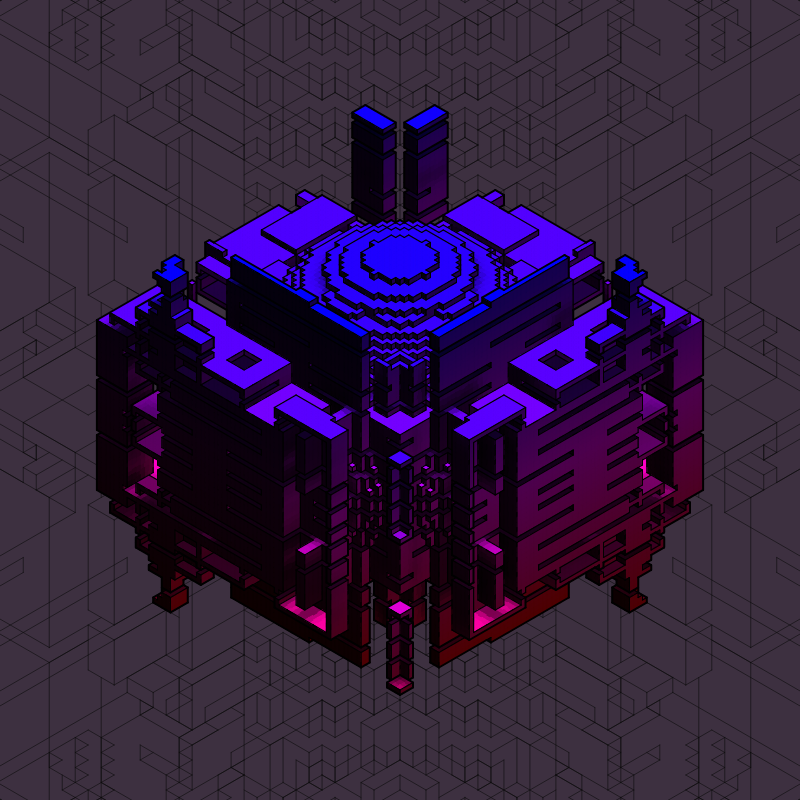 Isofrag generator series I #171 static NFT preview