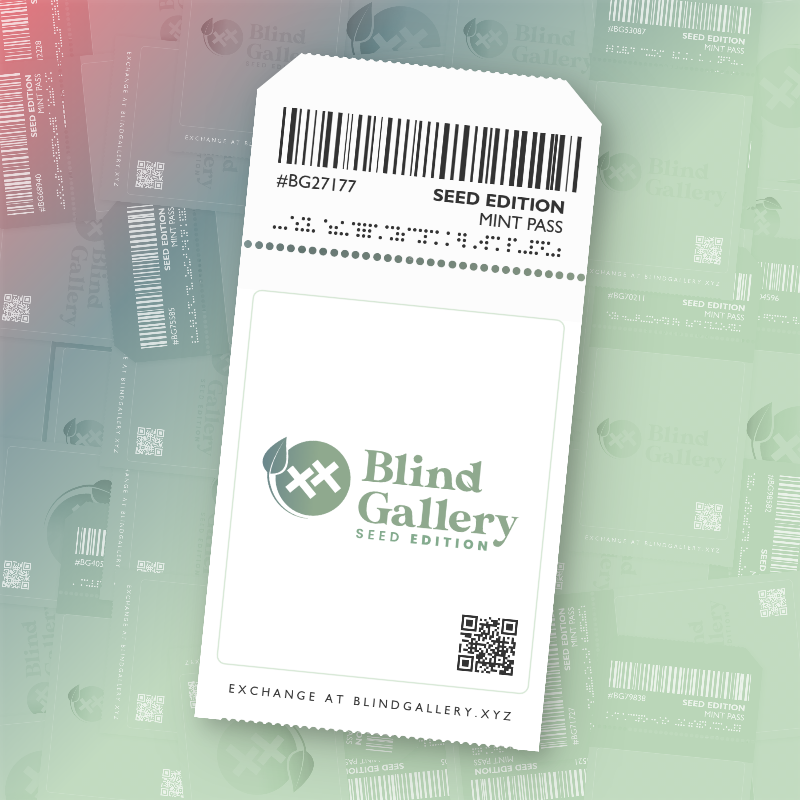 Blind Gallery Mint Pass (Seed Edition) #138 static NFT preview