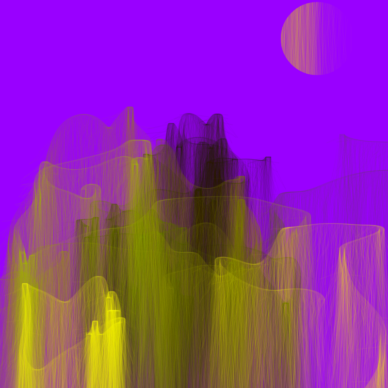 Oneiric plains #48 static NFT preview
