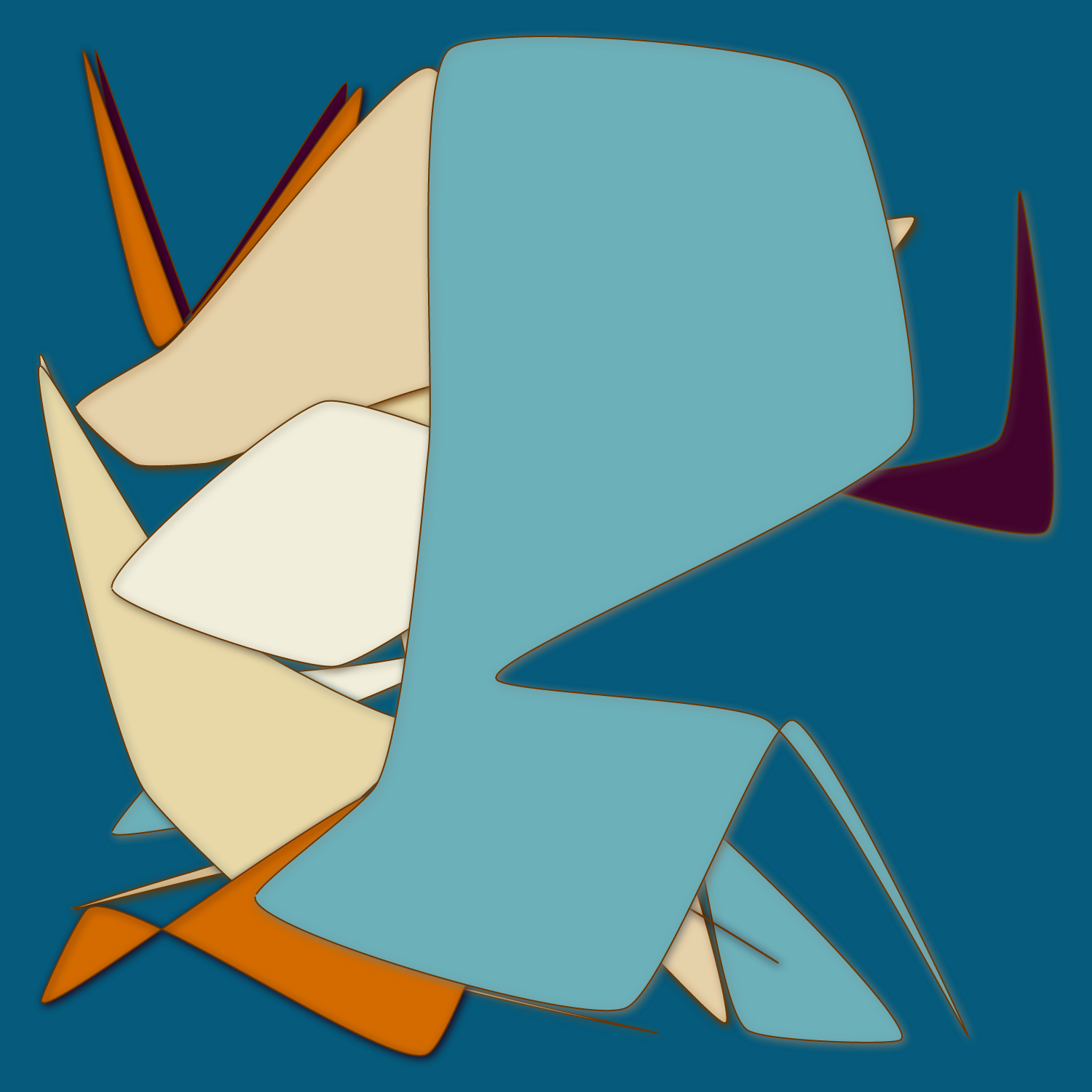 Geometric colorful shapes 2 (Free edition) #200 static NFT preview