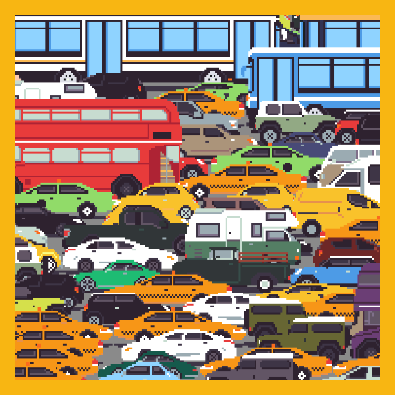 Traffic Jam #48 static token preview