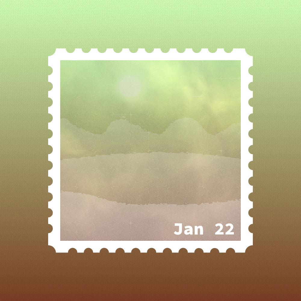 January 2022 stamp #37 static NFT preview