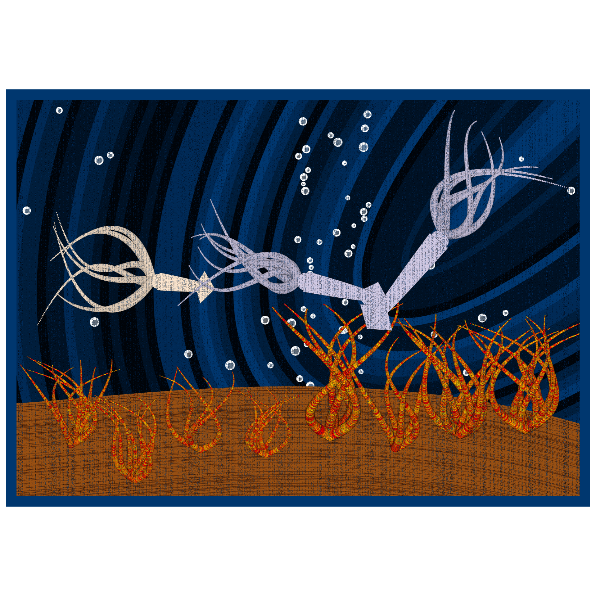 Bézier Aquarium 🦑 #68 static token preview