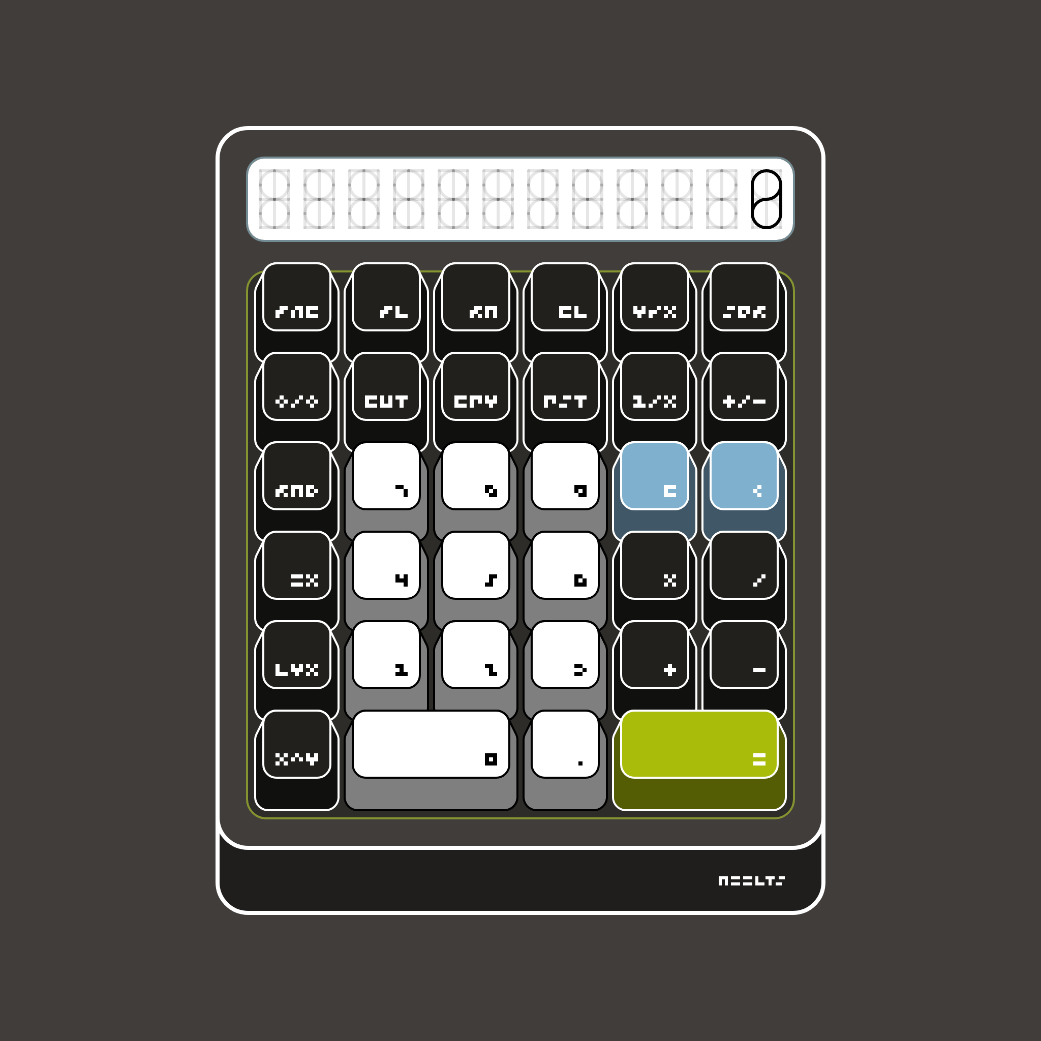 Tiny Devices #A: Calculator #41 static NFT preview