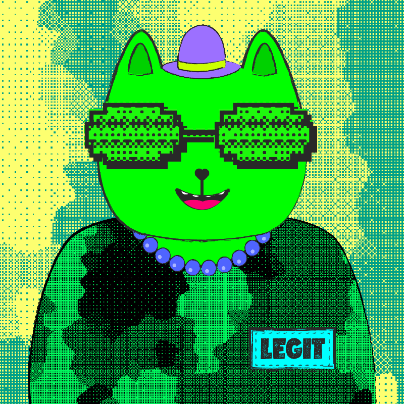 hash cats – genesis #392 static NFT preview