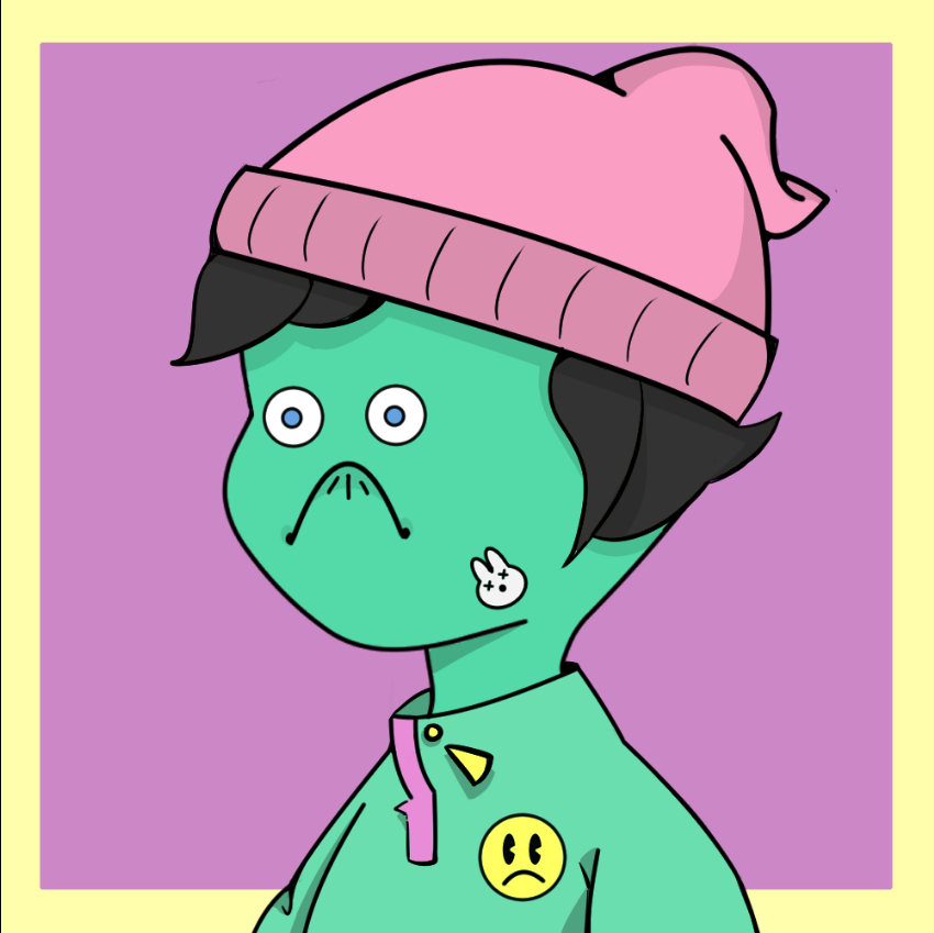 Jelly dudes #1057 static NFT preview