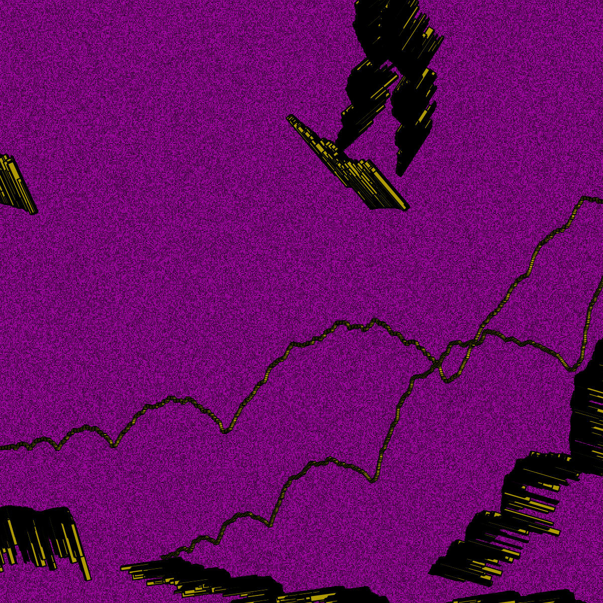 Walk with noise curve #312 static NFT preview