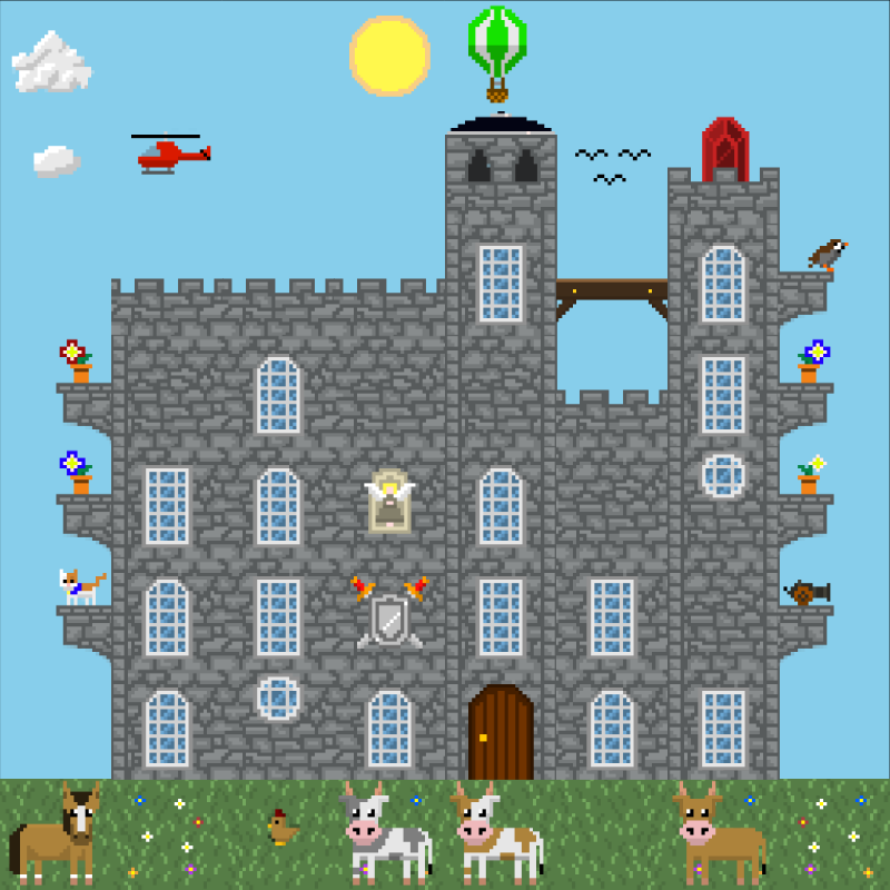 2D Mansion #601 static token preview