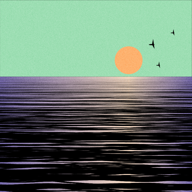 Coastal Waves #234 static NFT preview