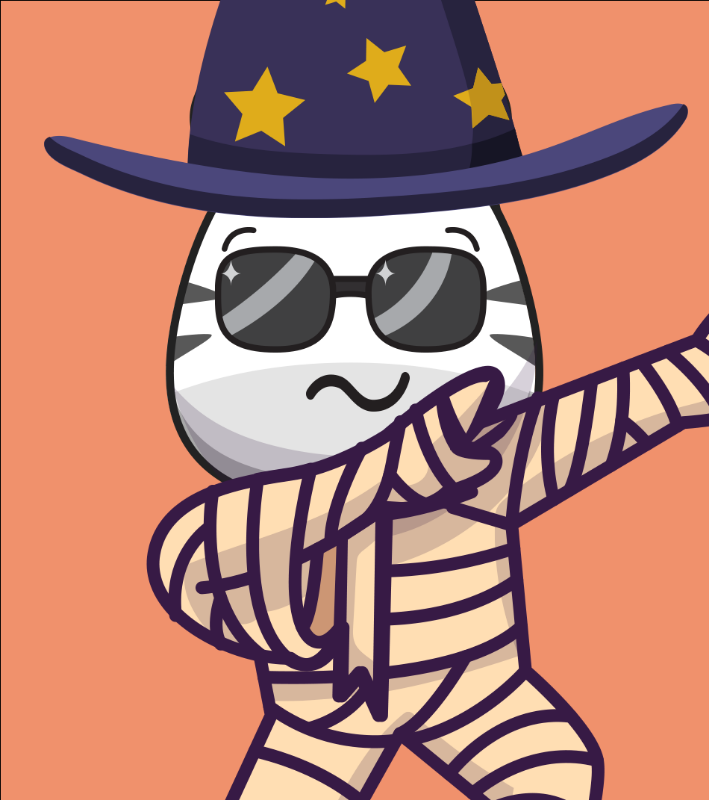 Baby Zebra Gang #18 static token preview