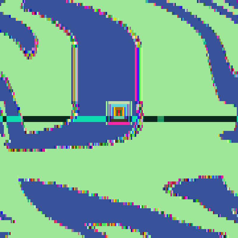Pixel Flood #134 static NFT preview