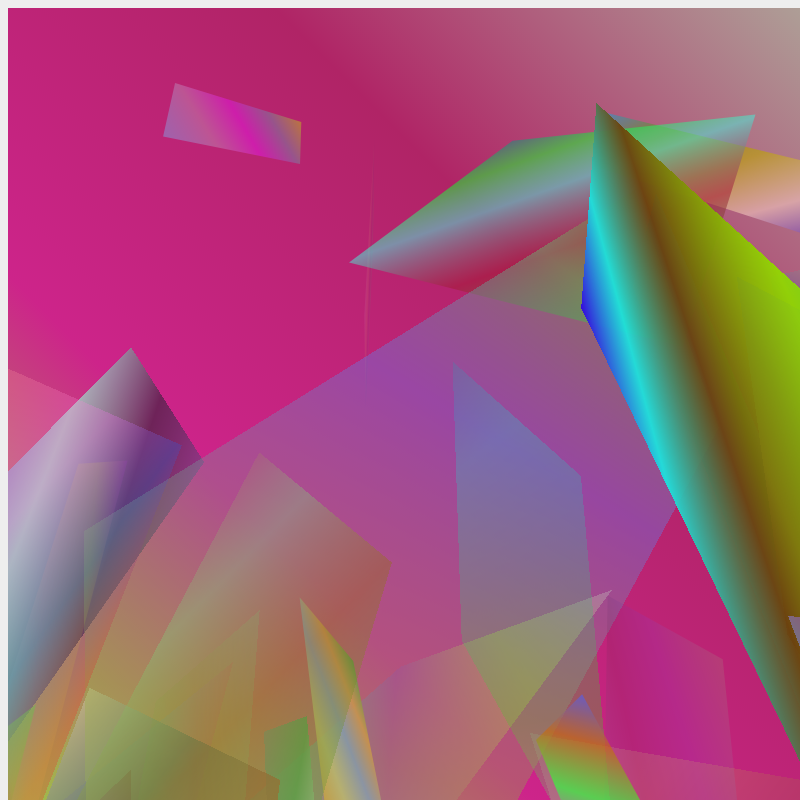 random divs with gradient and perspective #13 static token preview
