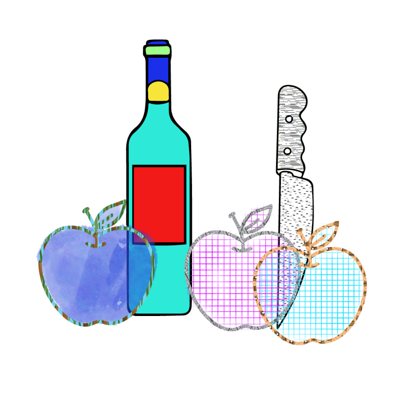 bottle and apples #216 static token preview