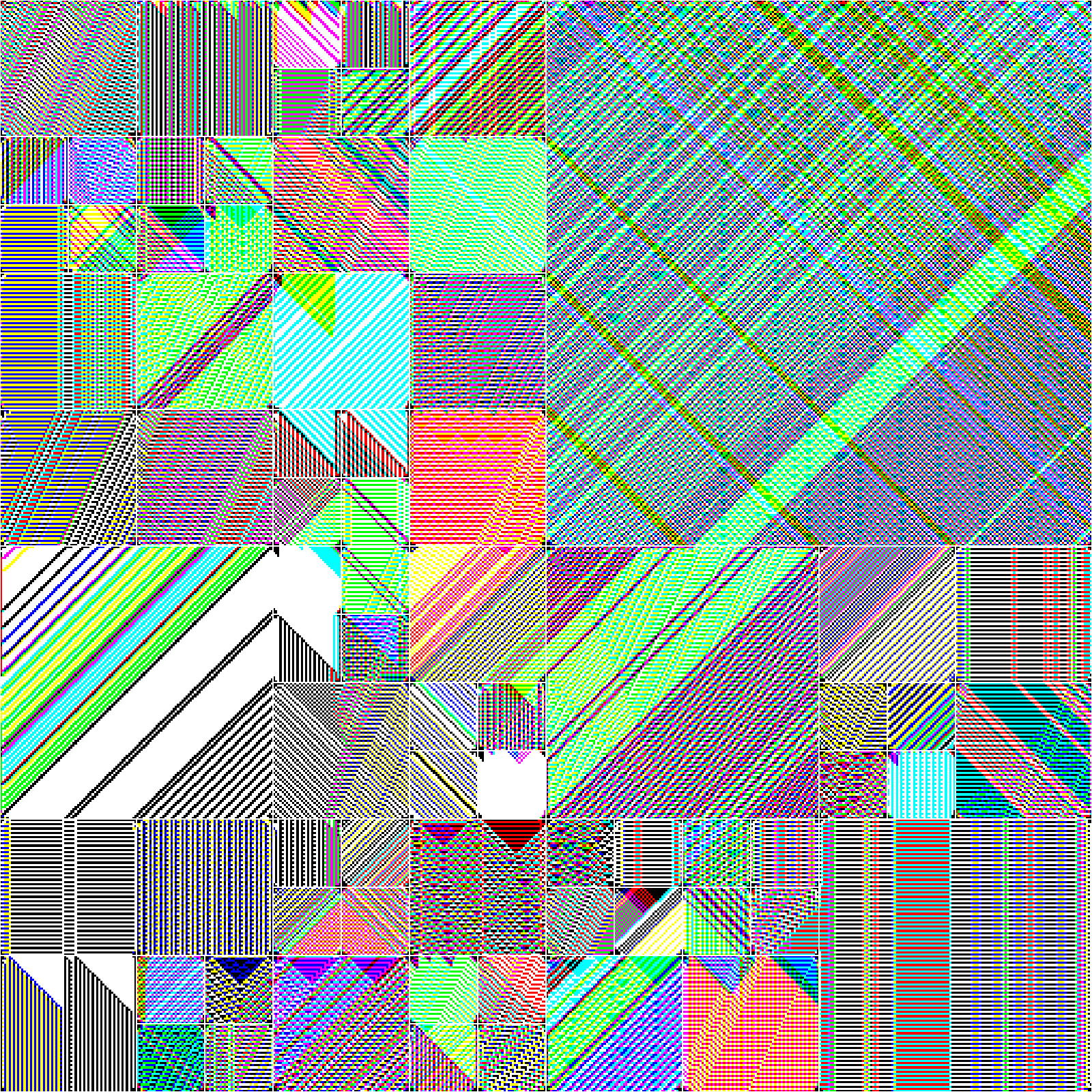 RULES (for Elementary Cellular Automata) #467 static token preview