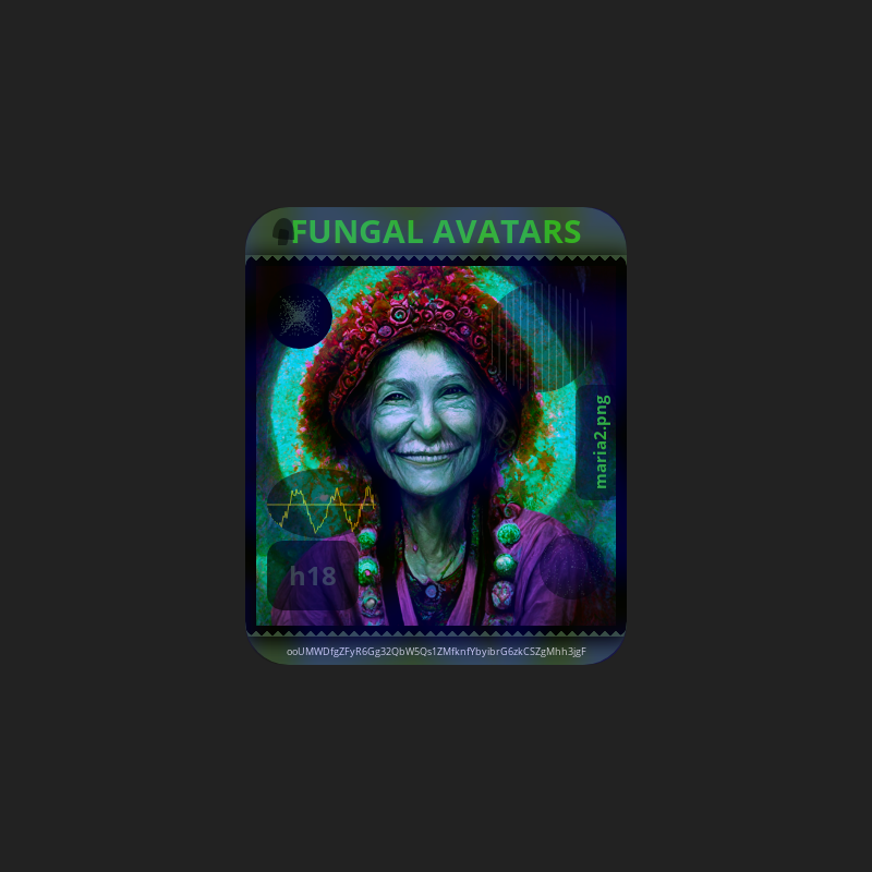 FUNGAL AVATARS vol I #3 static token preview