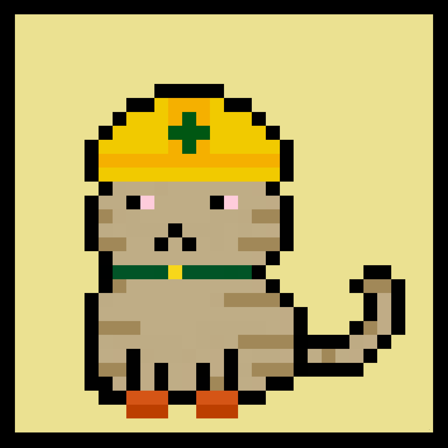Lazy Kitties #2210 static token preview