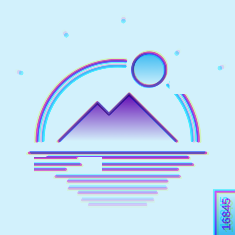Minimal Landscapes #43 static NFT preview
