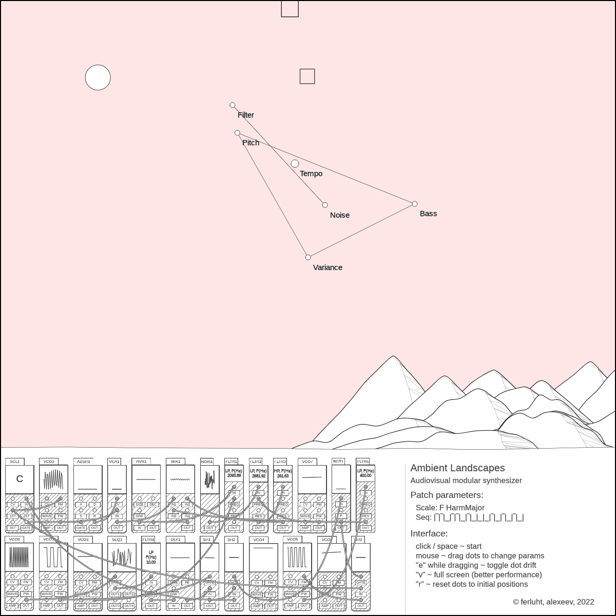 Ambient Landscapes synthesizer #59 static token preview