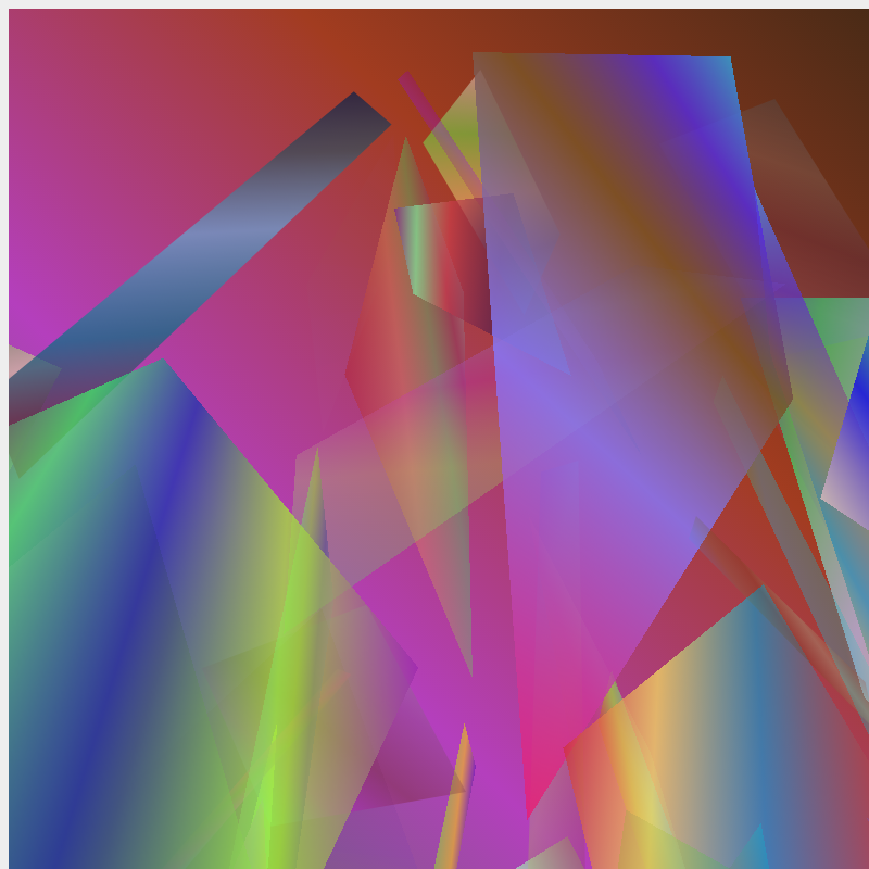 random divs with gradient and perspective #25 static token preview