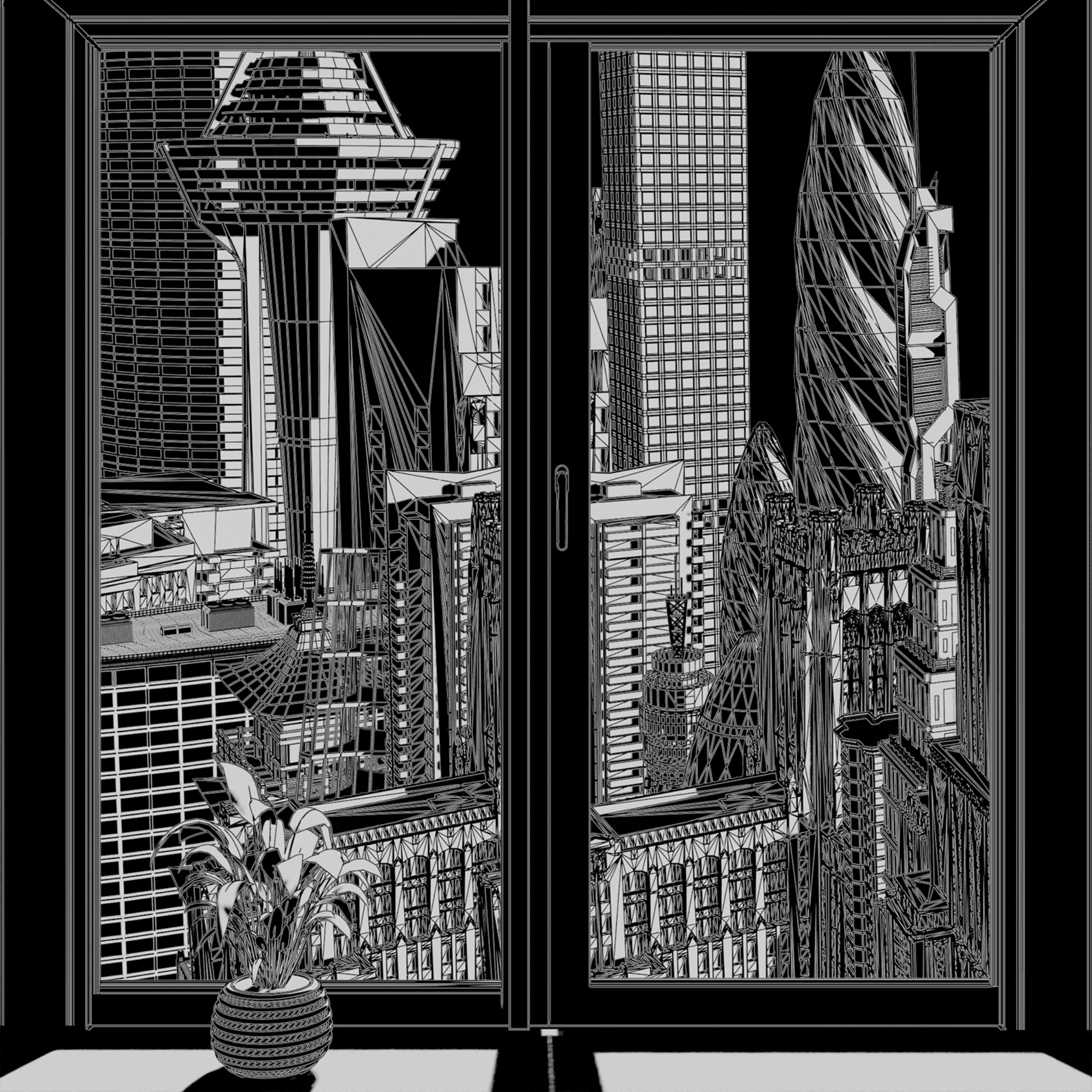 City View #97 static NFT preview