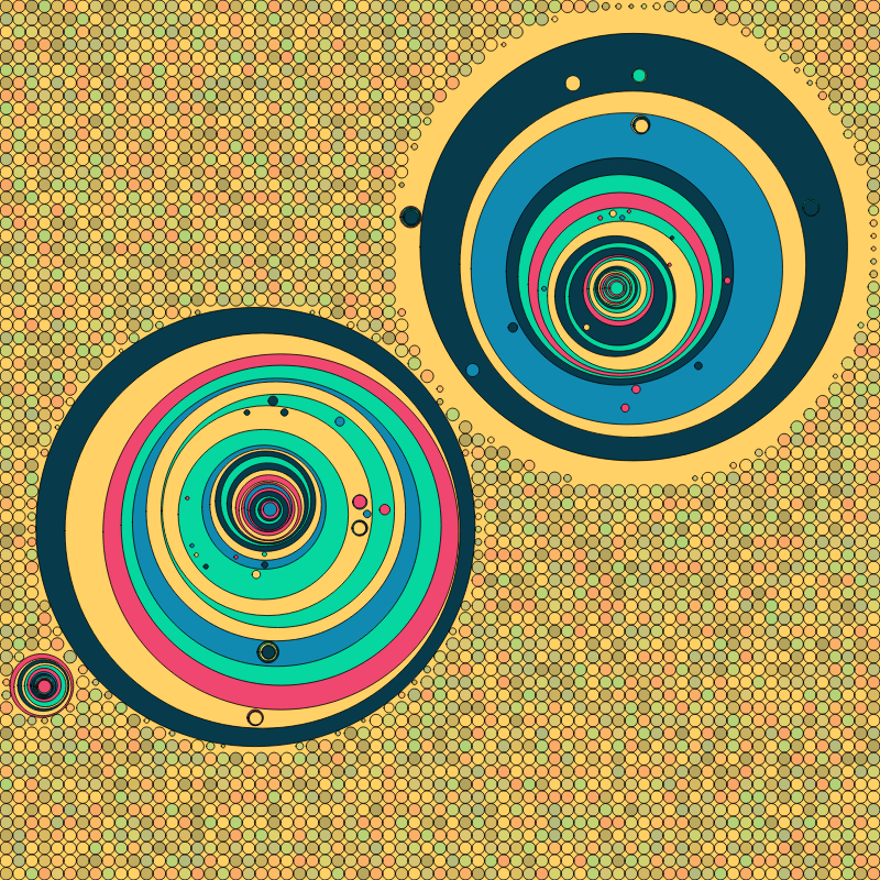 Arcs and Circles #174 static NFT preview