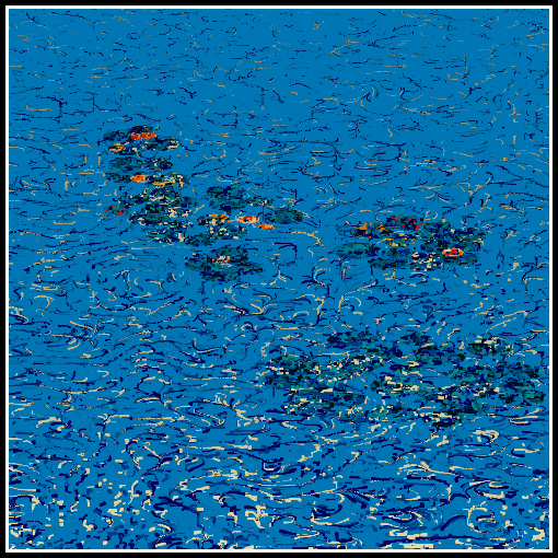 Polluted water lilies #41 static token preview