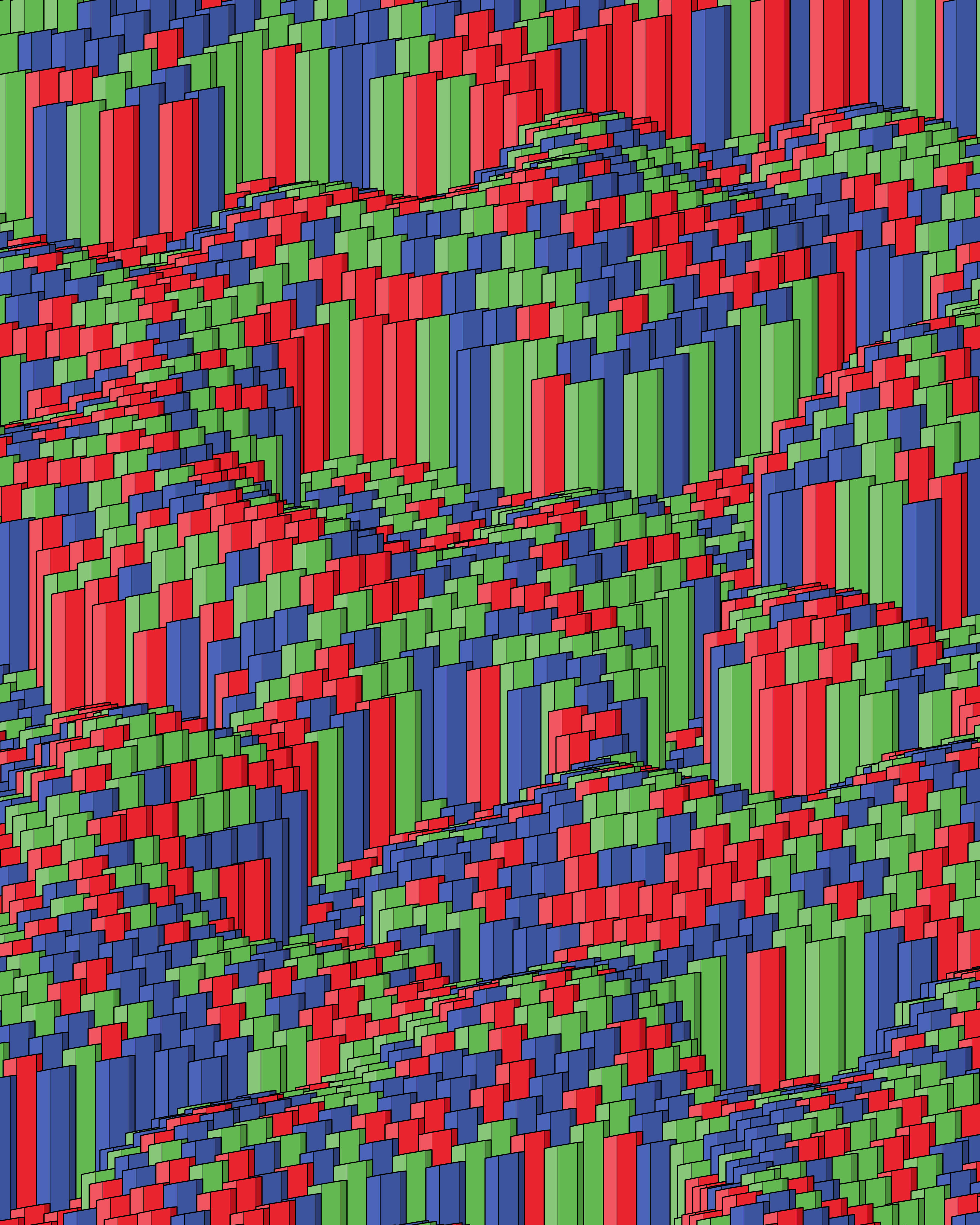 Hexagones Landscape #61 static NFT preview