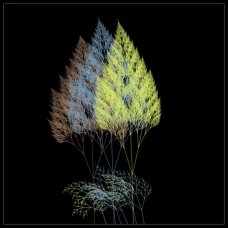 Fractal Forest #93 static NFT preview