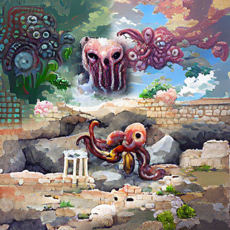 Octopus's Gardens and Ruins #45 static token preview