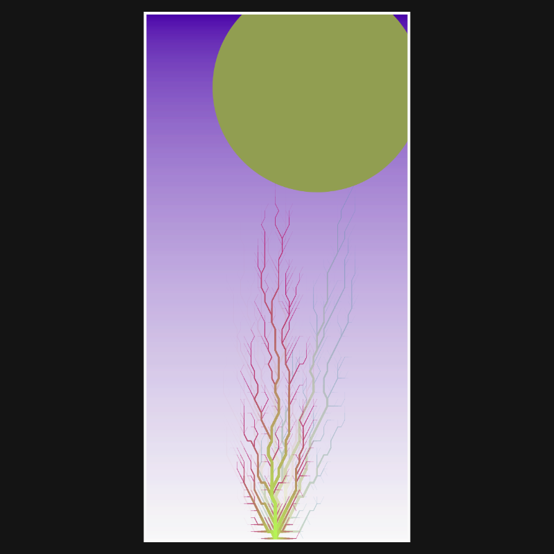 Cyber Tree Interpretation #63 static NFT preview