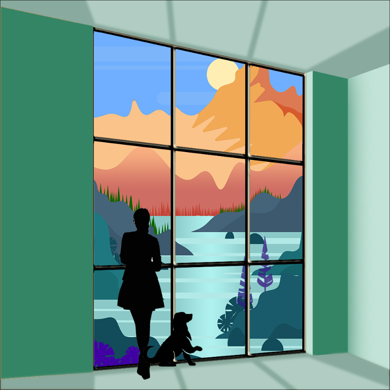 both sides of the Window #59 static NFT preview