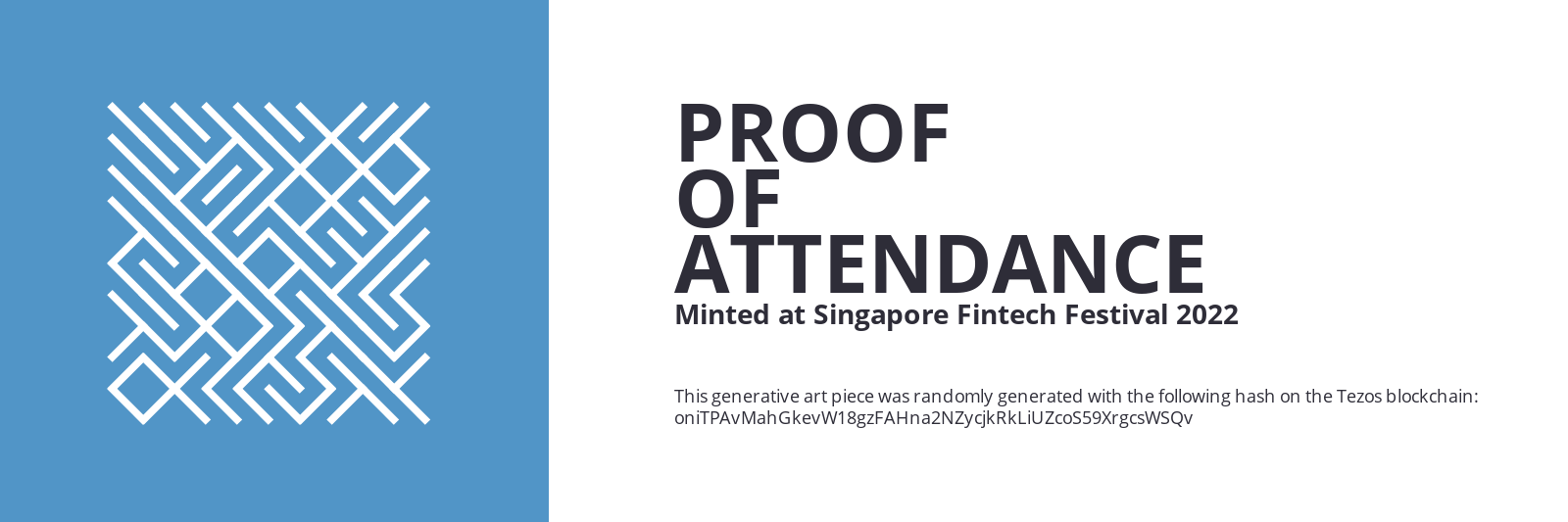 SFF2022 Proof of Attendance Token #1948 static token preview